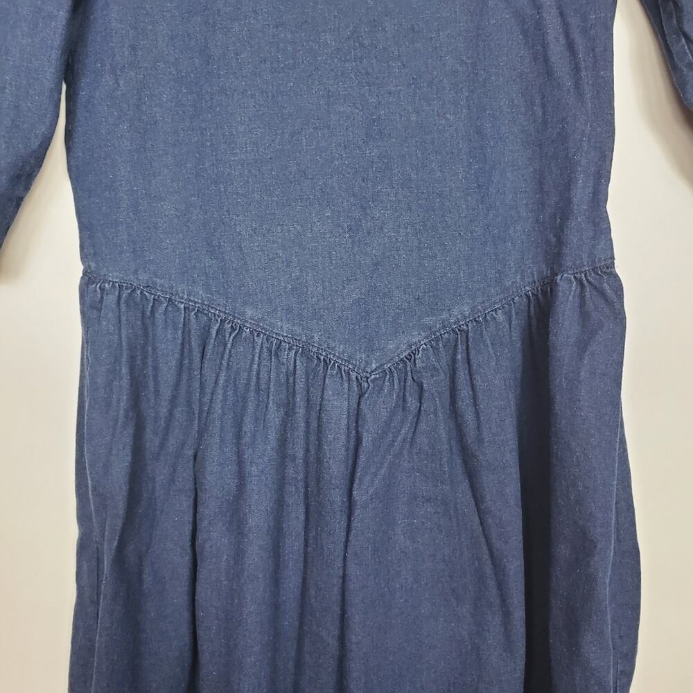 Vintage Trego's Westward pearl snap denim dress - Picture 11 of 12
